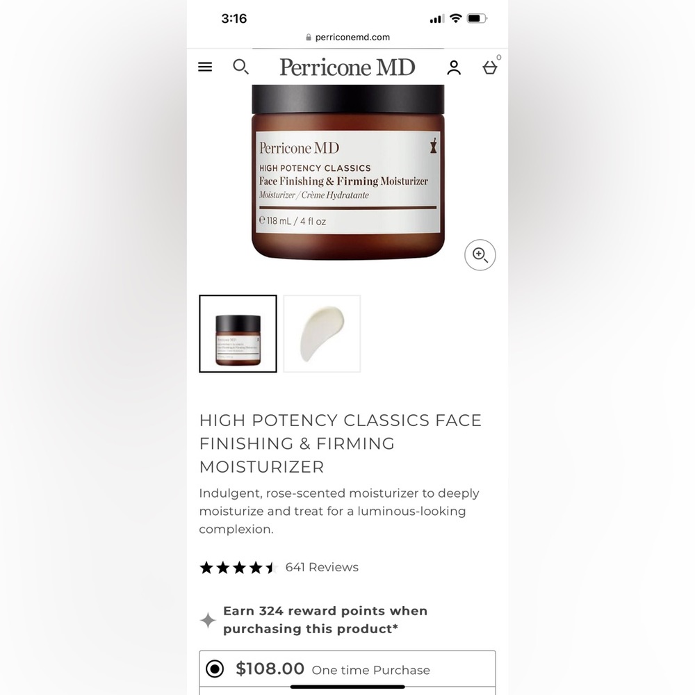 Brand new  Perricone MD High Potency classic face finishing firming moisturizer - Picture 5 of 5